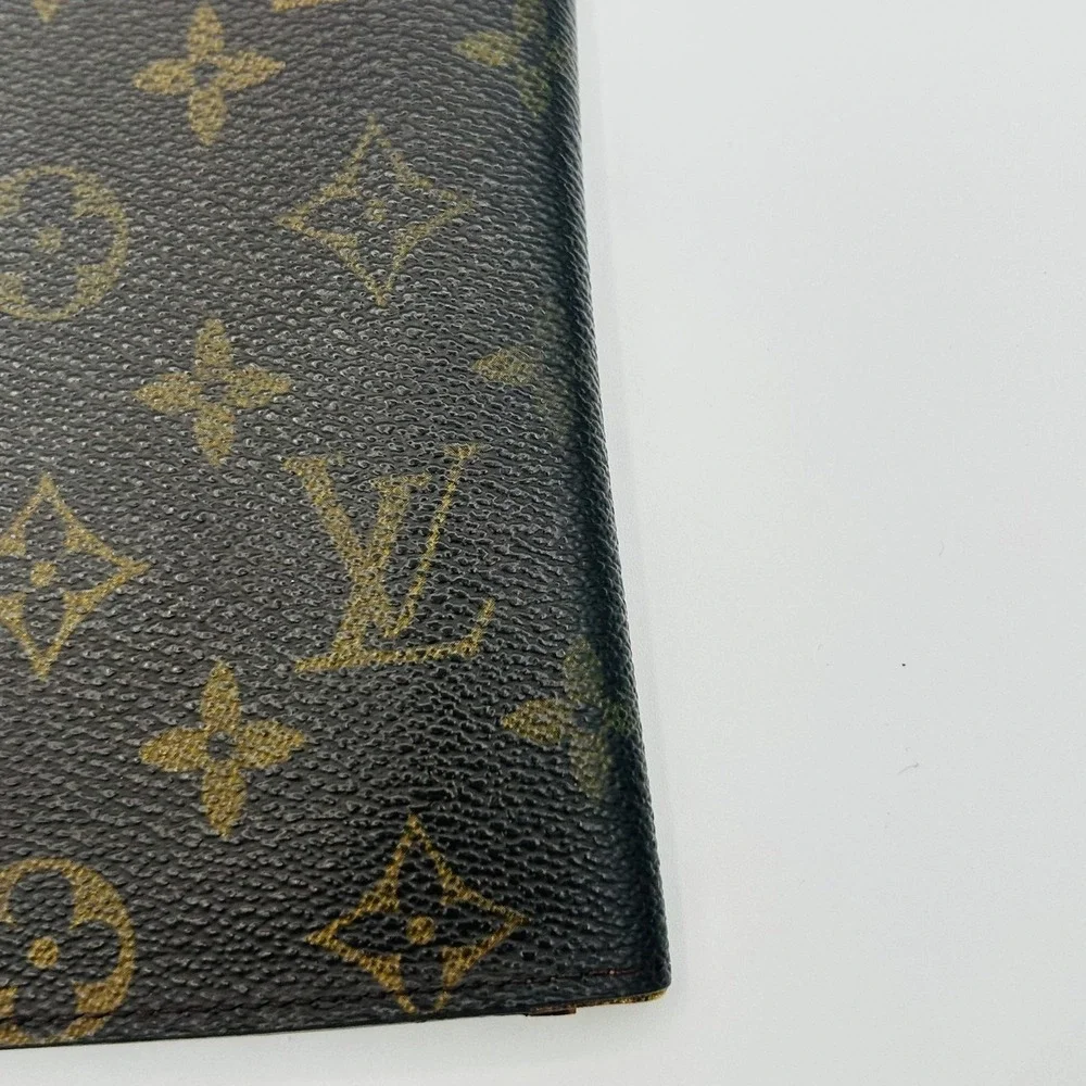 Louis Vuitton Wallet Womens One Size Brown Monogram Long Bifold Credit Card